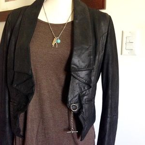 Black Leather Jacket NWOT!